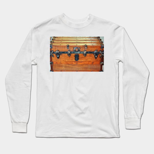 Antique Trunk Long Sleeve T-Shirt by Cynthia48